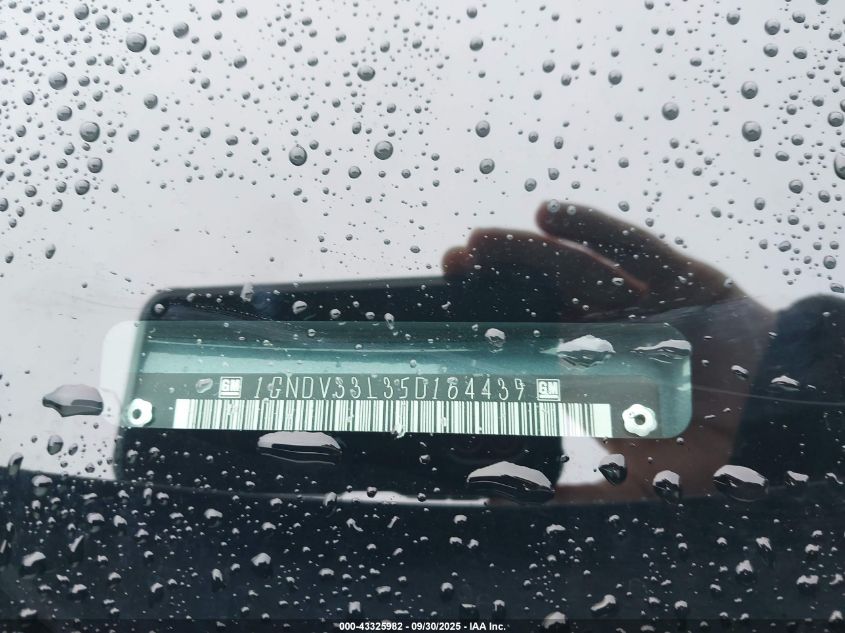 2005 Chevrolet Uplander Lt VIN: 1GNDV33L35D164439 Lot: 43325982