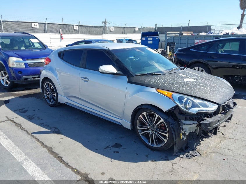 2017 HYUNDAI VELOSTER TURBO - KMHTC6AE9HU313873