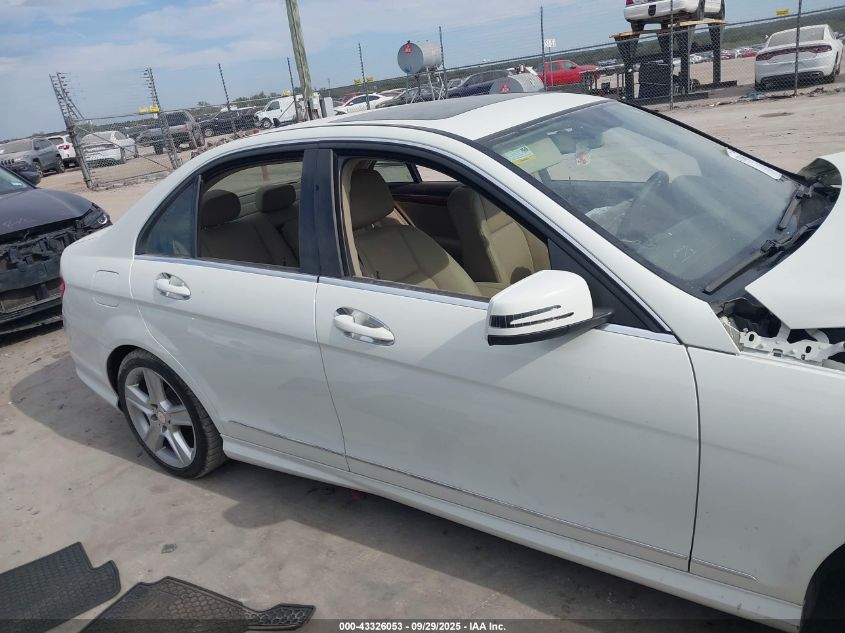 2011 Mercedes-Benz C 300 Luxury/Sport VIN: WDDGF5EB4BR183766 Lot: 43326053