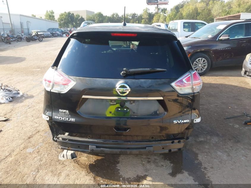 2015 Nissan Rogue Sv VIN: KNMAT2MV6FP544418 Lot: 43326069