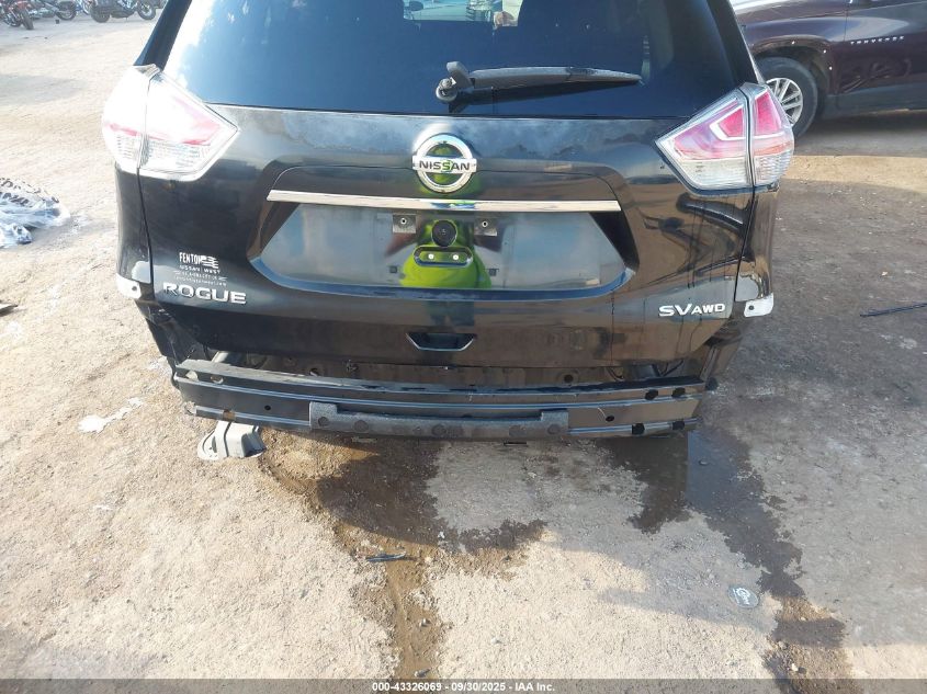 2015 Nissan Rogue Sv VIN: KNMAT2MV6FP544418 Lot: 43326069