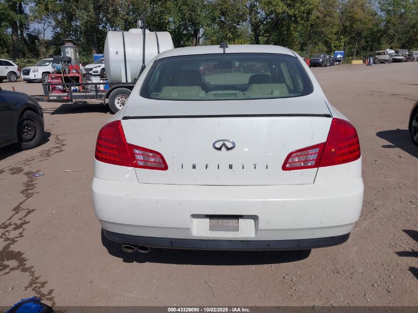 2004 Infiniti G35 VIN: JNKCV51E84M108286 Lot: 43326090