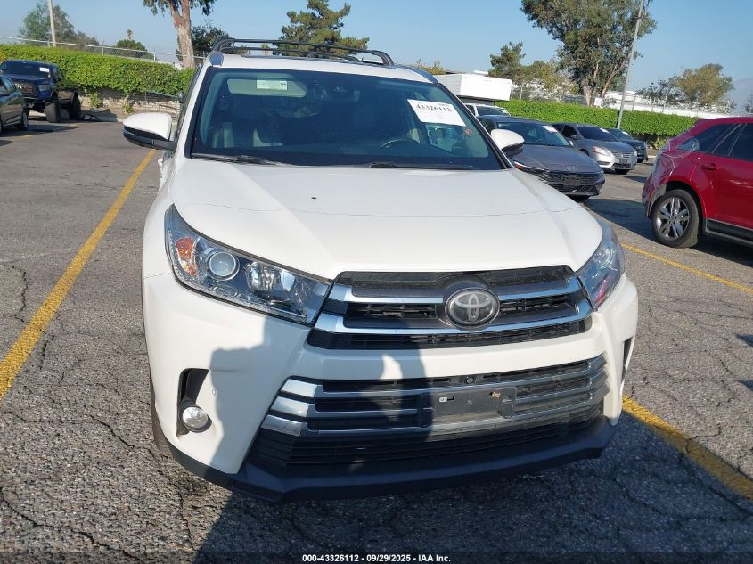 2017 Toyota Highlander Limited Platinum VIN: 5TDDZRFH9HS429932 Lot: 43326112