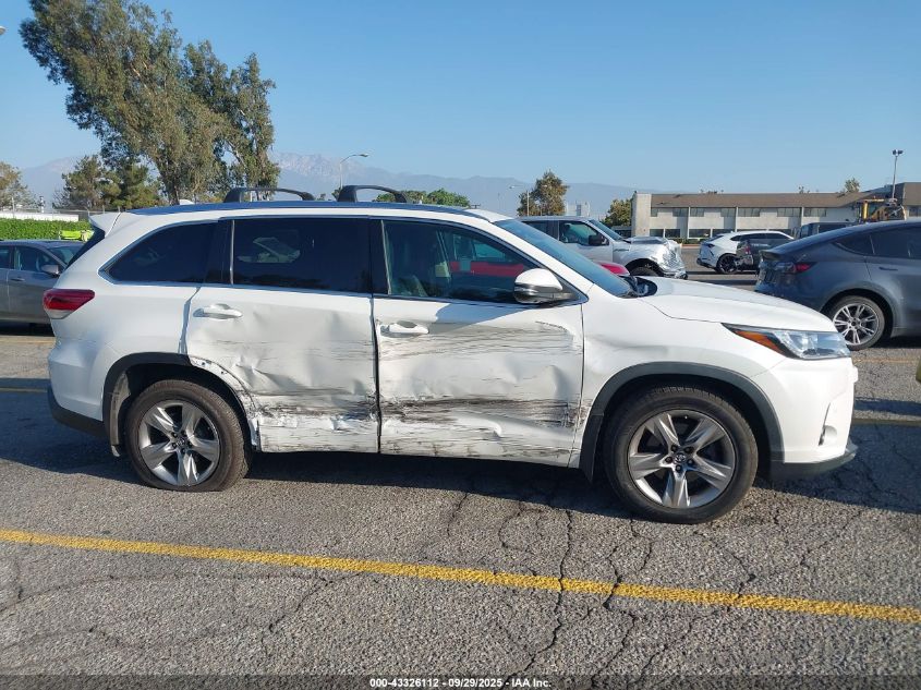 2017 Toyota Highlander Limited Platinum VIN: 5TDDZRFH9HS429932 Lot: 43326112