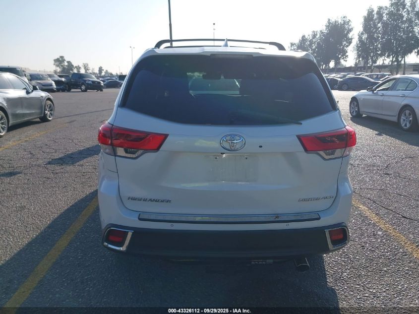2017 Toyota Highlander Limited Platinum VIN: 5TDDZRFH9HS429932 Lot: 43326112