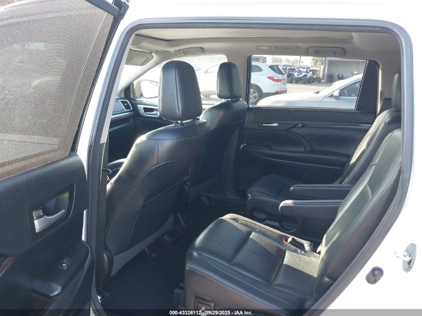 2017 Toyota Highlander Limited Platinum VIN: 5TDDZRFH9HS429932 Lot: 43326112