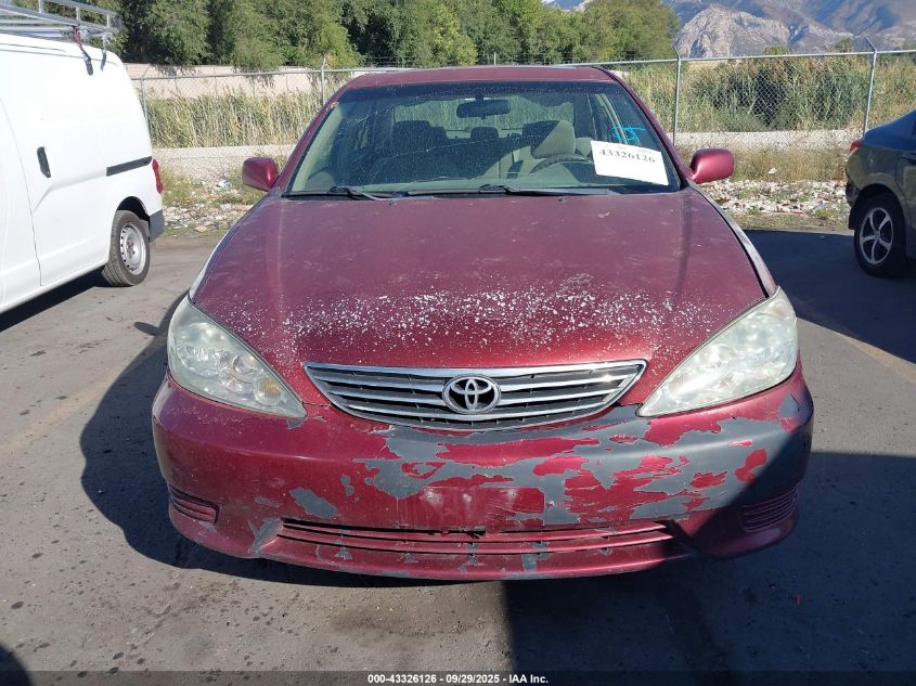 2005 Toyota Camry Le VIN: 4T1BE30K35U034183 Lot: 43326126