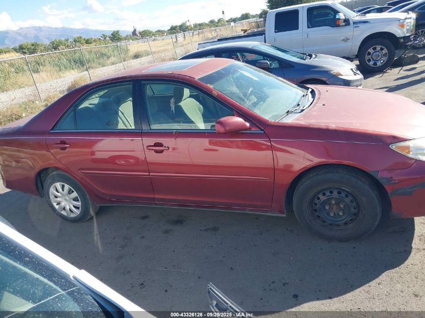 2005 Toyota Camry Le VIN: 4T1BE30K35U034183 Lot: 43326126