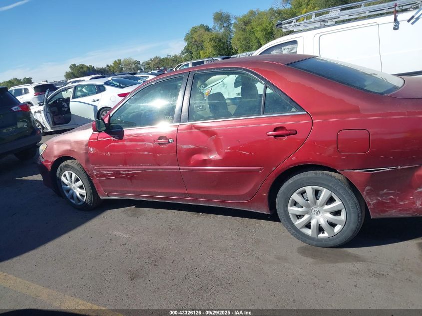 2005 Toyota Camry Le VIN: 4T1BE30K35U034183 Lot: 43326126