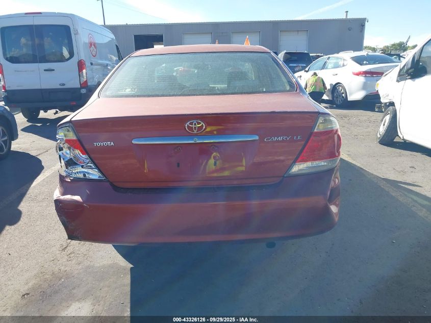 2005 Toyota Camry Le VIN: 4T1BE30K35U034183 Lot: 43326126