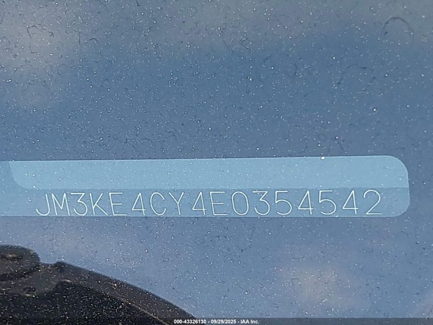 2014 Mazda Cx-5 Touring VIN: JM3KE4CY4E0354542 Lot: 43326130