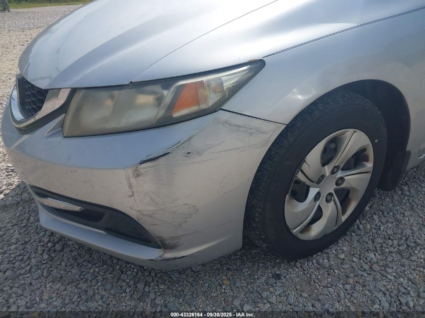 2013 Honda Civic Lx VIN: 19XFB2F50DE043091 Lot: 43326164