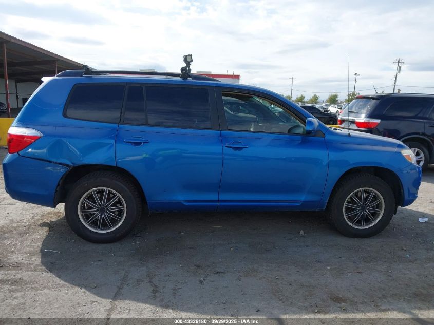 2008 Toyota Highlander VIN: JTEES41A382064401 Lot: 43326180