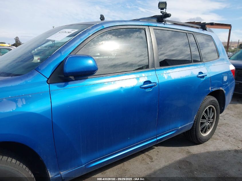 2008 Toyota Highlander VIN: JTEES41A382064401 Lot: 43326180