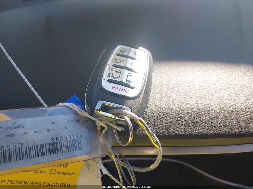 2025 CHRYSLER PACIFICA SELECT - 2C4RC1BG2SR554115