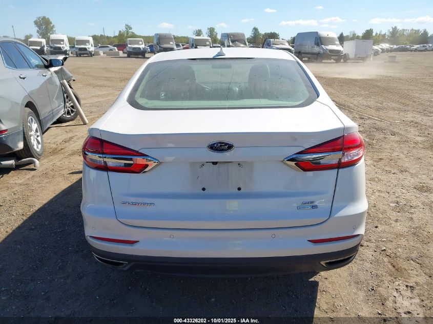 2020 Ford Fusion Se VIN: 3FA6P0T97LR246165 Lot: 43326202