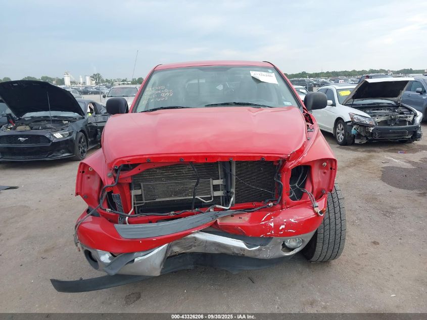 2008 Dodge Ram 1500 Slt VIN: 1D7HA18N68S568104 Lot: 43326206