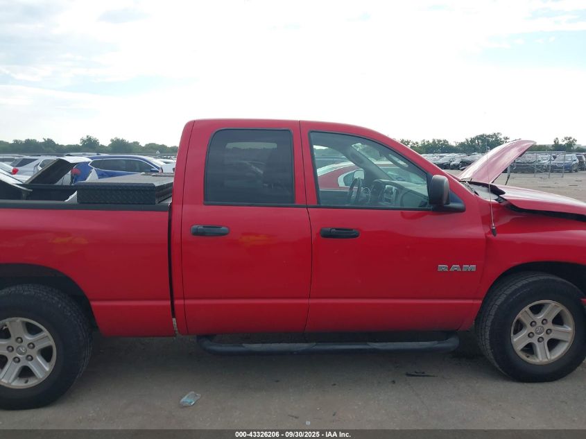 2008 Dodge Ram 1500 Slt VIN: 1D7HA18N68S568104 Lot: 43326206