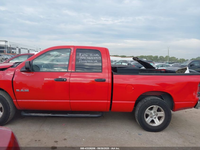 2008 Dodge Ram 1500 Slt VIN: 1D7HA18N68S568104 Lot: 43326206
