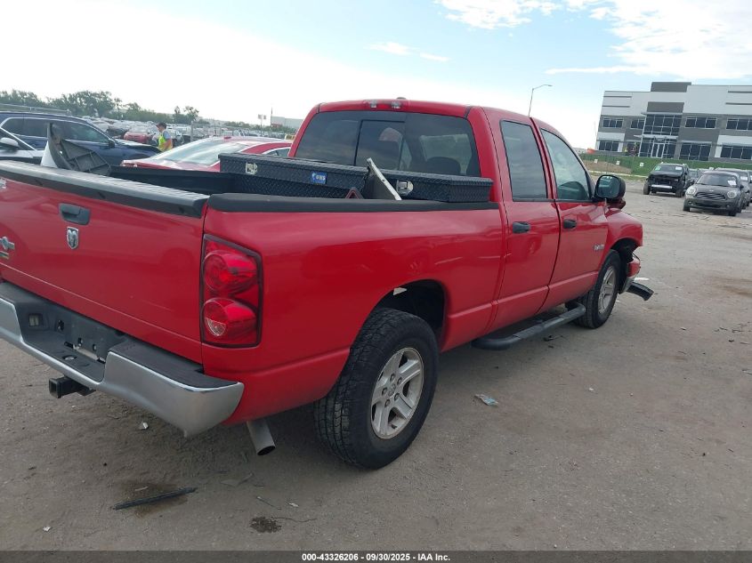 2008 Dodge Ram 1500 Slt VIN: 1D7HA18N68S568104 Lot: 43326206