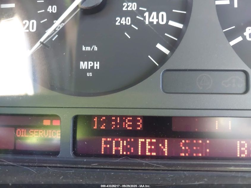 1998 BMW 540Ia VIN: WBADE6324WBW60247 Lot: 43326217