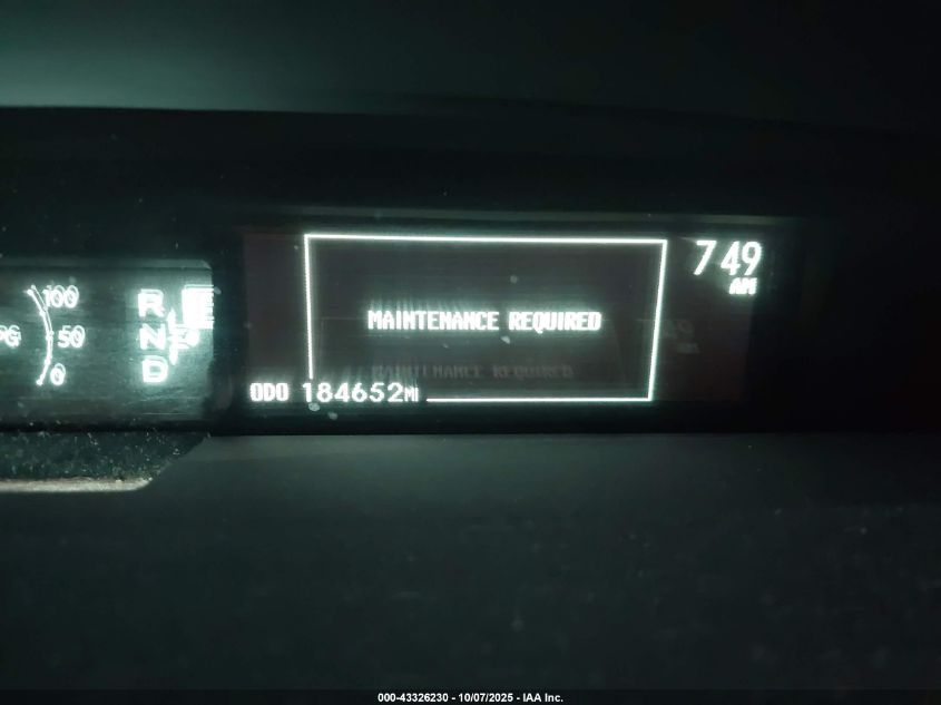 2015 Toyota Prius Two VIN: JTDKN3DU6F1961861 Lot: 43326230