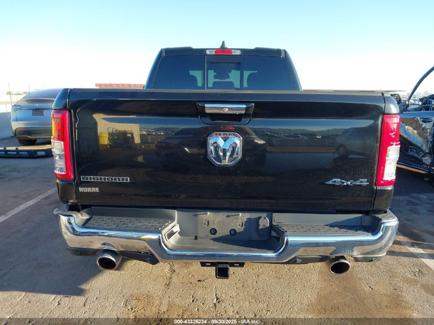 2019 Ram 1500 Big Horn/Lone Star 4X4 6'4 Box VIN: 1C6SRFBT2KN656075 Lot: 43326234