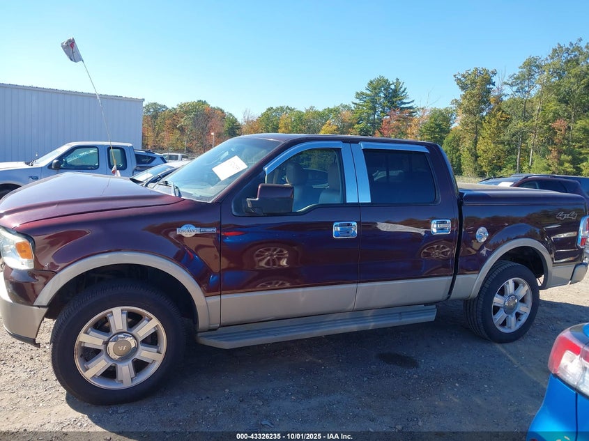 2008 Ford F-150 60Th Anniversary/Fx4/King Ranch/Lariat/Limited/Xlt VIN: 1FTPW14568KC25807 Lot: 43326235