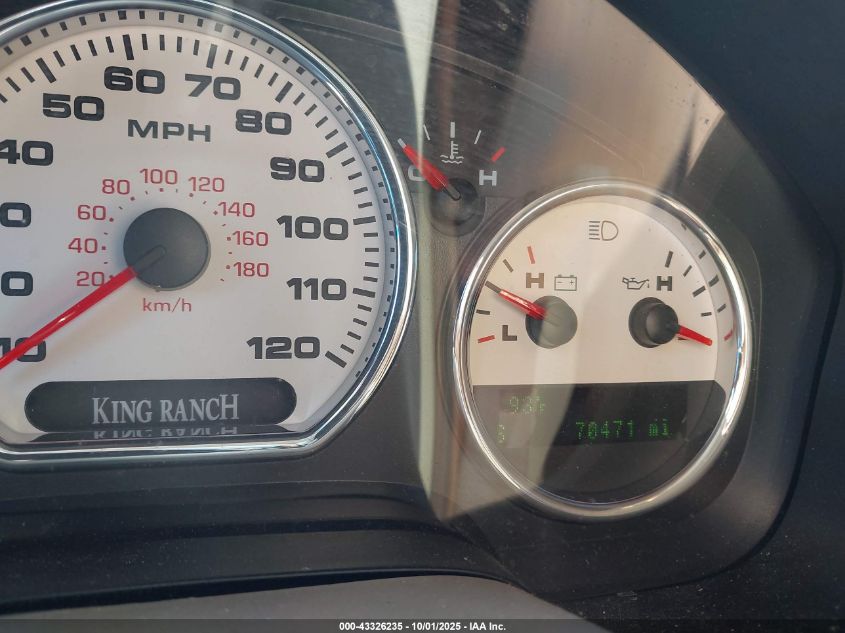 2008 Ford F-150 60Th Anniversary/Fx4/King Ranch/Lariat/Limited/Xlt VIN: 1FTPW14568KC25807 Lot: 43326235