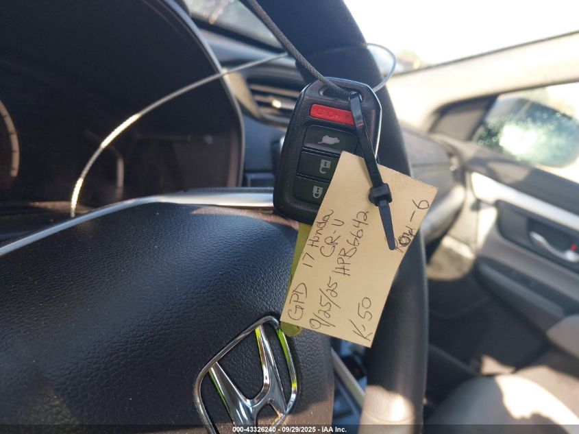 2017 Honda Cr-V Lx VIN: 2HKRW6H36HH203500 Lot: 43326240