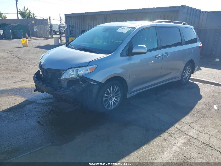 2018 TOYOTA SIENNA XLE 8 PASSENGER - 5TDYZ3DC7JS948201