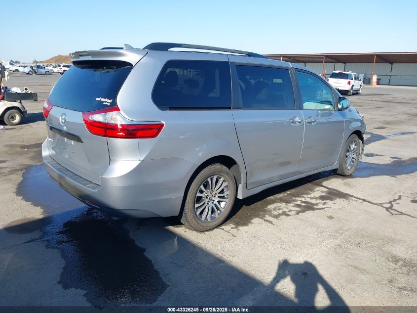 2018 TOYOTA SIENNA XLE 8 PASSENGER - 5TDYZ3DC7JS948201