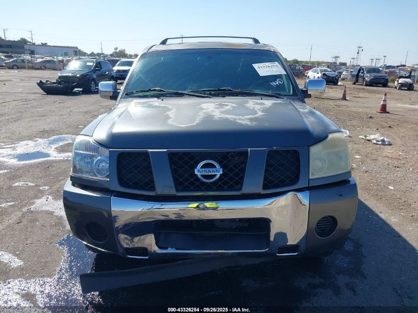 2005 Nissan Armada Se VIN: 5N1AA08A45N708062 Lot: 43326254