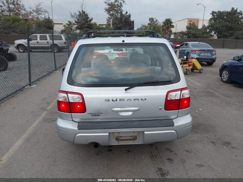 2002 Subaru Forester S VIN: JF1SF65642H740331 Lot: 43326262