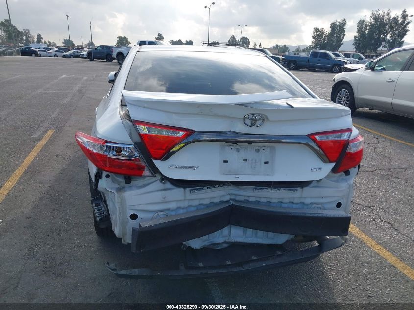 2015 Toyota Camry Se VIN: 4T1BF1FK9FU100455 Lot: 43326290