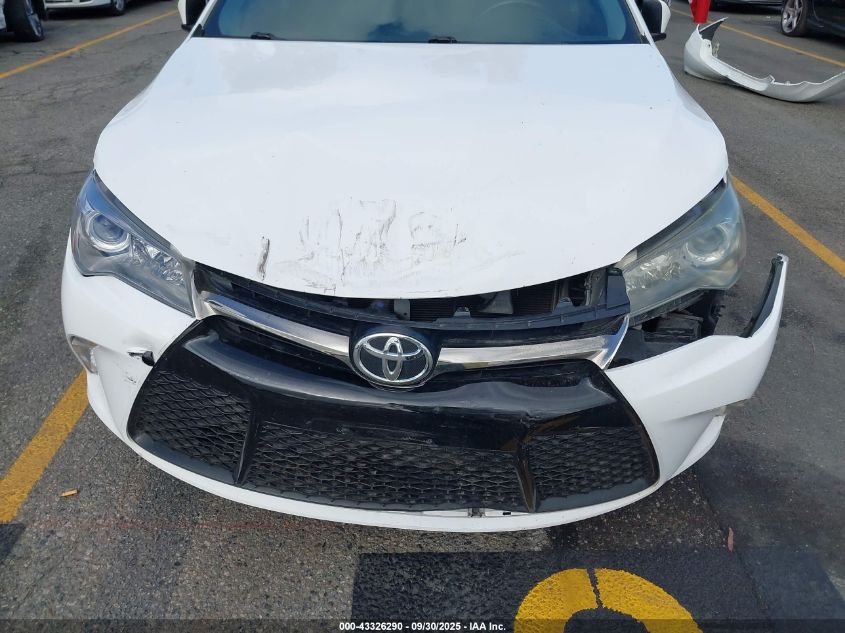 2015 Toyota Camry Se VIN: 4T1BF1FK9FU100455 Lot: 43326290