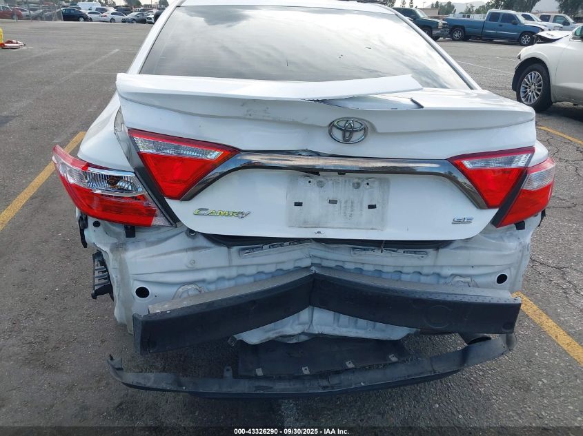 2015 Toyota Camry Se VIN: 4T1BF1FK9FU100455 Lot: 43326290