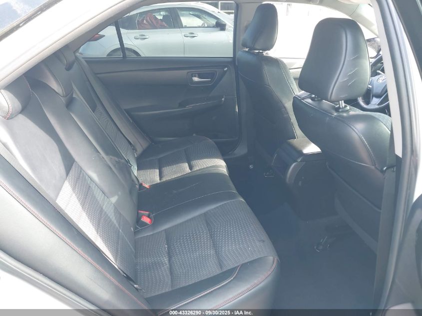 2015 Toyota Camry Se VIN: 4T1BF1FK9FU100455 Lot: 43326290