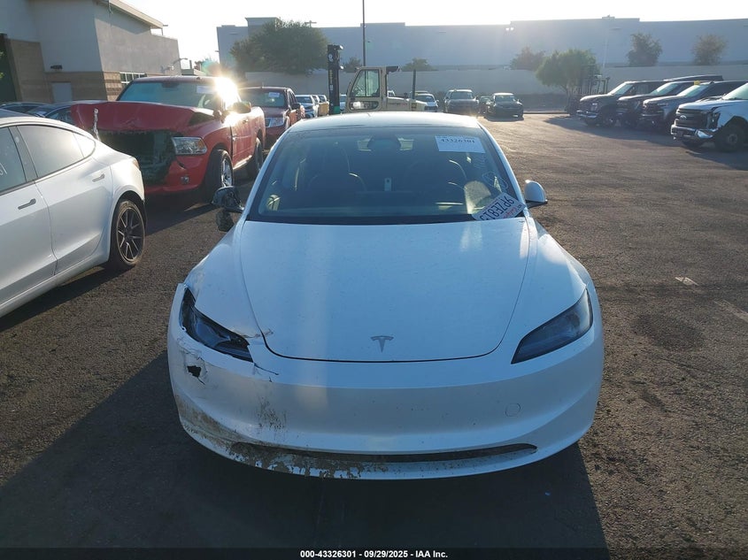 2025 Tesla Model 3 Long Range All-Wheel Drive VIN: 5YJ3E1EB6SF887705 Lot: 43326301