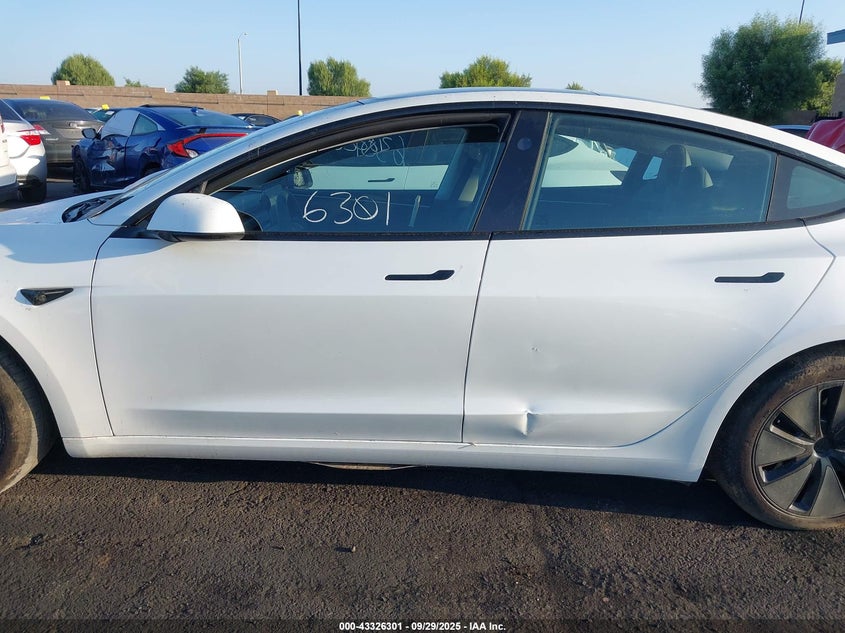 2025 Tesla Model 3 Long Range All-Wheel Drive VIN: 5YJ3E1EB6SF887705 Lot: 43326301
