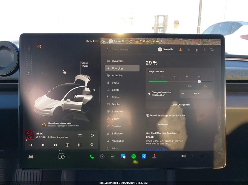 2025 Tesla Model 3 Long Range All-Wheel Drive VIN: 5YJ3E1EB6SF887705 Lot: 43326301