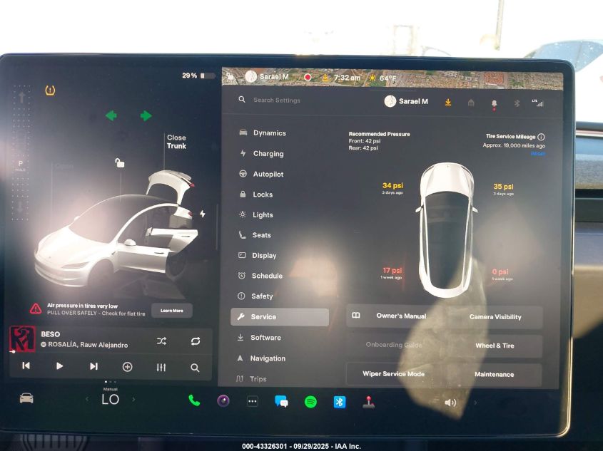 2025 Tesla Model 3 Long Range All-Wheel Drive VIN: 5YJ3E1EB6SF887705 Lot: 43326301