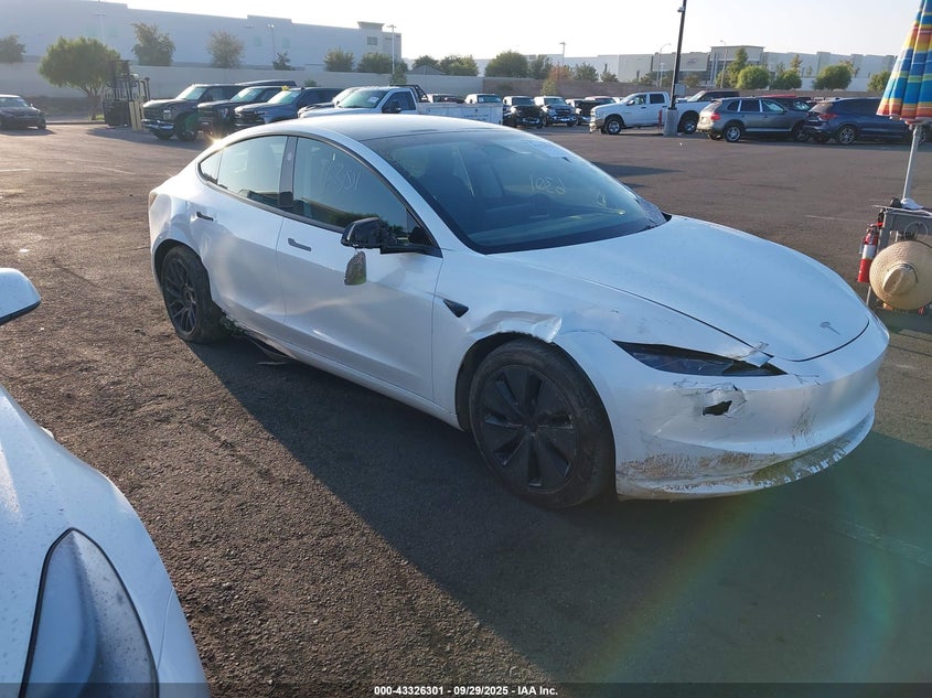 2025 Tesla Model 3 Long Range All-Wheel Drive VIN: 5YJ3E1EB6SF887705 Lot: 43326301