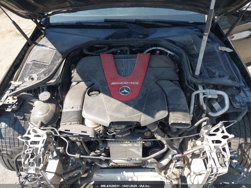2016 Mercedes-Benz C 450 Amg 4Matic VIN: 55SWF6EBXGU133381 Lot: 43326331