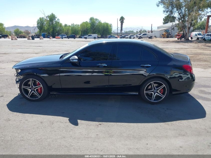 2016 Mercedes-Benz C 450 Amg 4Matic VIN: 55SWF6EBXGU133381 Lot: 43326331