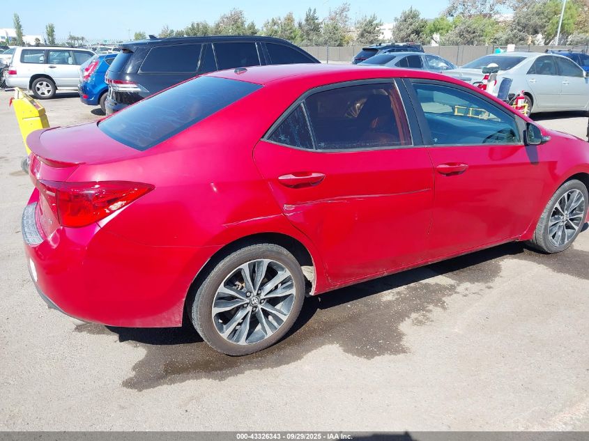 2017 Toyota Corolla Se VIN: 5YFBURHE9HP591450 Lot: 43326343