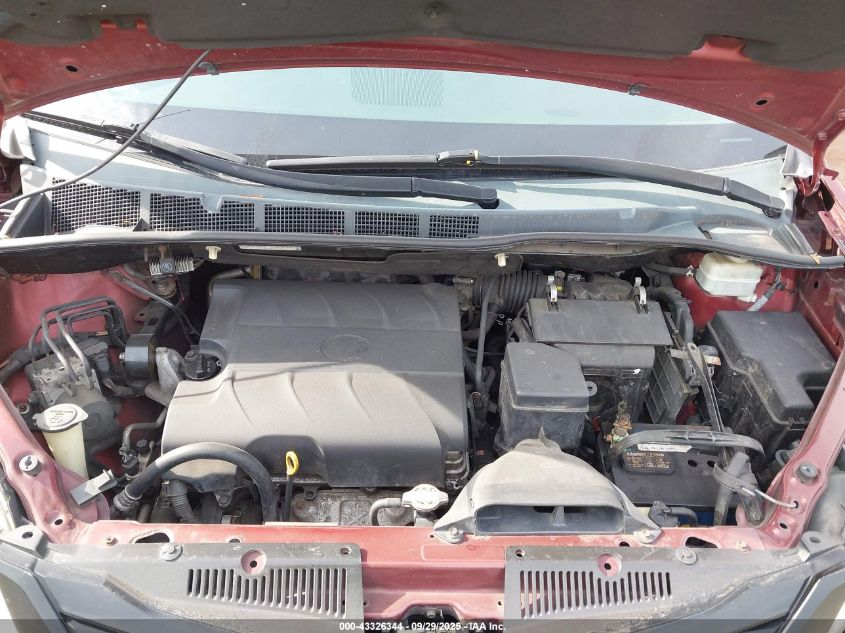 2012 Toyota Sienna Base V6 7 Passenger VIN: 5TDZK3DCTC5197463 Lot: 43326344