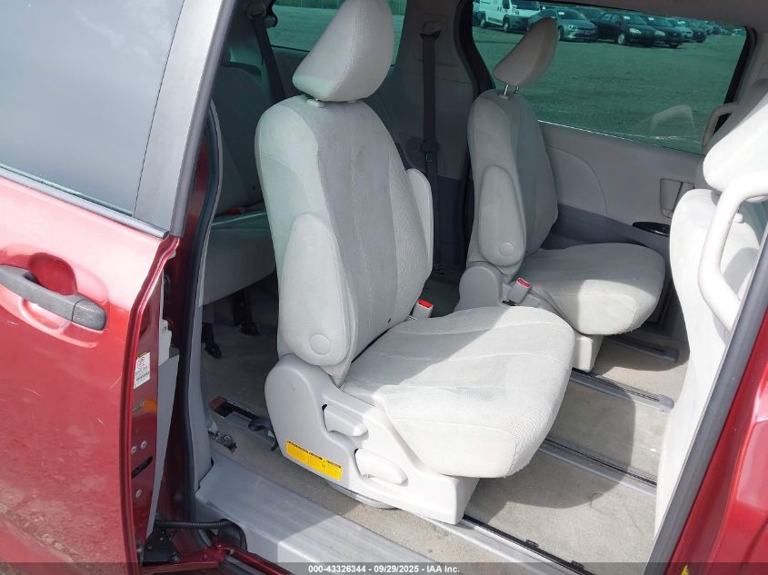 2012 Toyota Sienna Base V6 7 Passenger VIN: 5TDZK3DCTC5197463 Lot: 43326344