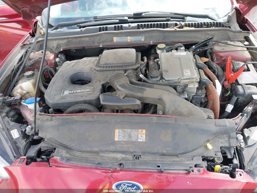 2014 Ford Fusion Hybrid Se VIN: 3FA6P0LU7ER366863 Lot: 43326351