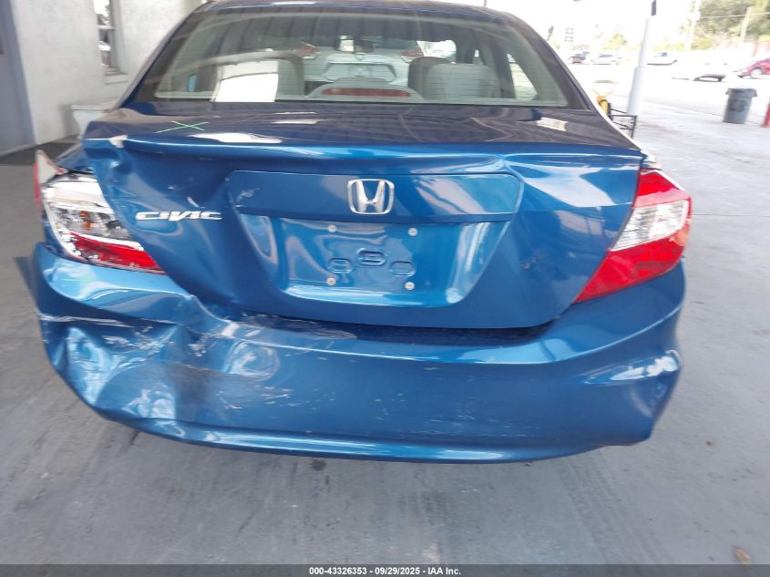 2012 Honda Civic Lx VIN: 19XFB2F57CE059819 Lot: 43326353